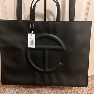 Telfar Large Shopping Bag Black New Brand Authentic.